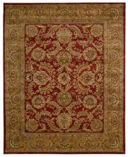 , Rajah Collection JA17 Isfahan Burgundy 96 x 136   Rugs