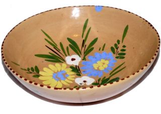 Vintage Lewis P Weil Italy Hand Painted Pottery Bowl
