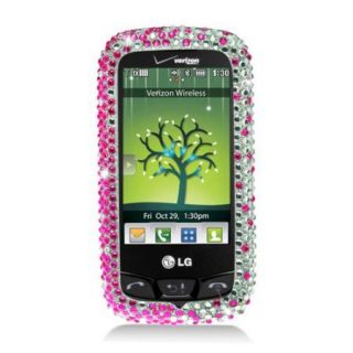 50 Case Bling Diamond Cover for Verizon LG Cosmos Touch VN270