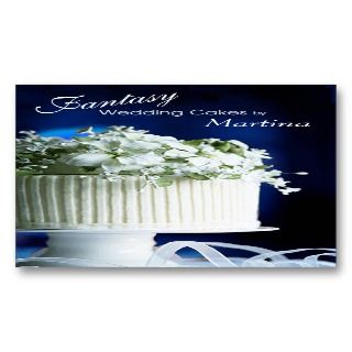Wedding Cakes Bakery Pastry Chef Business Cards