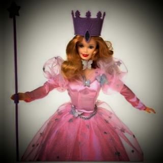 BARBIE as Talking GLINDA Doll   Magic Wand WIZARD OF OZ Movie Mattel