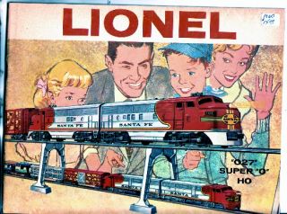 Lionel Postwar 1960 Railroad Model Train Consumer Catalog 56 pgs