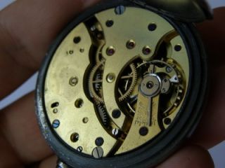 RRR Antique Military Lip Chronometer Pocket Watch C1890s