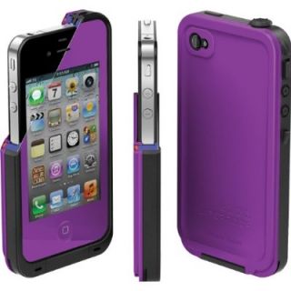 Lifeproof Shockproof Dirtproof iPhone 4 4S Case Purple Authentic