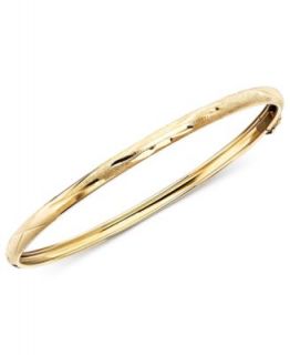 14k Gold Bracelet, Twist Bangle   Bracelets   Jewelry & Watches   