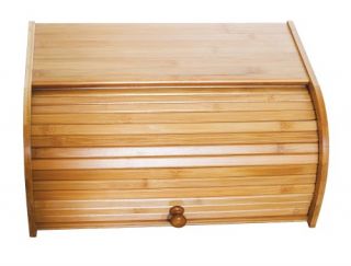 Lipper International Bamboo Rolltop Bread Box