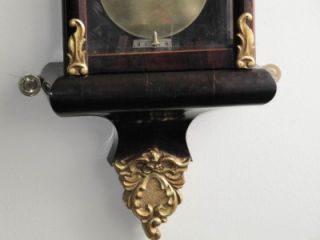CLOCK BIEDERMEIER REGULATOR (ROCOCO STYLE) ANTON LISZT IN WIEN 1845