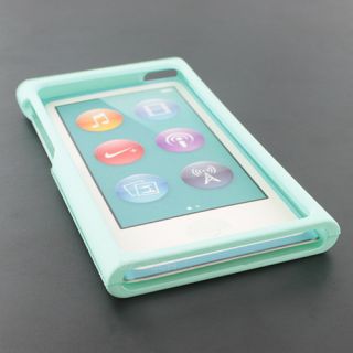 Limon Green Rubberized Hard Case Snap On Cover For Apple iPod Nano 7
