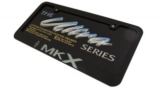 Lincoln MKX Black License Plate Frame Brand New