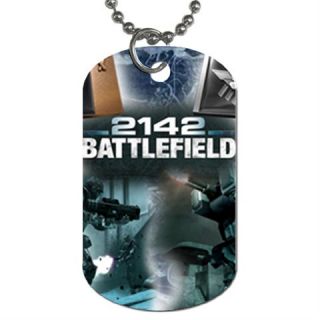 Battlefield 2142 Art Game Dog Tag Necklace Pendant