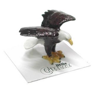 Little Critterz ARI Eagle Bird Miniature Figurine Wee Animal Porcelain