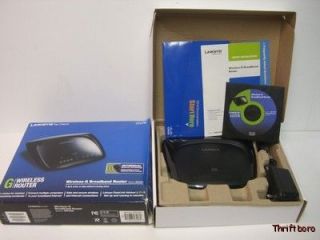 Linksys by Cisco Wireless G Broadband Router WRT54G2 with Box CD