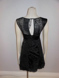 New York $305 Womens Silk Blend Crew Neck Little Black Dress 4