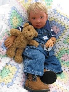 28 Reborn Toddler Baby Boy Timothy Blonde Hair Brown Eyes OOAK Many