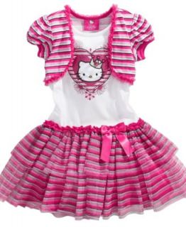 Hello Kitty Kids Dress, Little Girls Shrug Tutu Dress