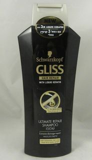 Schwarzkopf Gliss Ultimate Repail Shampoo 400 ml Liquid Keratin