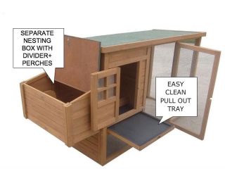 Chicken House Hen Coop Poultry Ark Coup Large DB1