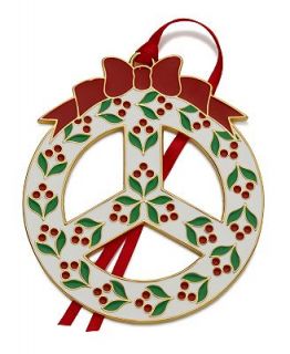 Wallace Christmas Ornament, 2010 Peace Wreath