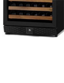 Wine Cellar Refrigerator   Black Cabinet with Black Door   Right Hinge