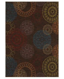 , Iconoclast Pavailion Twilight Brown 8 8 x 10 Rug   Rugs