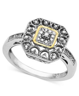 , Diamond Square (1/10 ct. t.w.)   Rings   Jewelry & Watches