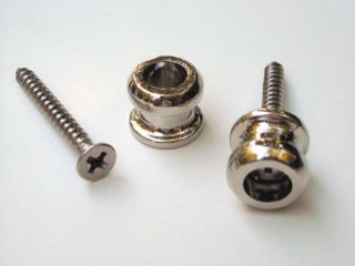 Replacement Buttons for Schaller Strap Lock Nickel
