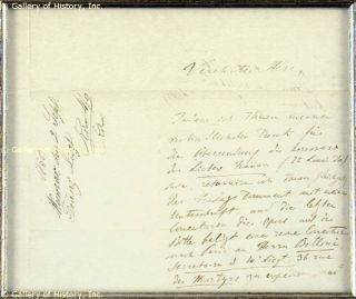 Franz Liszt Autograph Letter Signed 09 02 1850