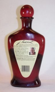 Lockhart Wildlife Series Jim Beam Red Decanter Bottle Horned Owl