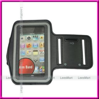 Black Sports Armband Waterproof Case for Apple iPhone 3GS 4 4S iPod