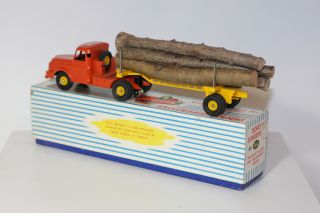French Dinky Toys 36A 897 Willeme Log Truck NMIB