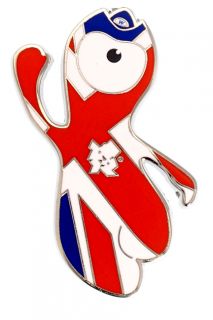London 2012 Olympic Games Mini Union Jack Pin Badge
