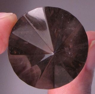 Pinto Vogel Cut Smokey Quartz Crystal 24 Sided 150 Mm