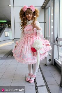 Lolita Dolly Cosplay Wigs 3 Piece Ponytail Wig Set