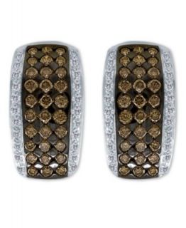 Le Vian Diamond Earrings, 14k White Gold Chocolate Diamond (2 ct. t.w