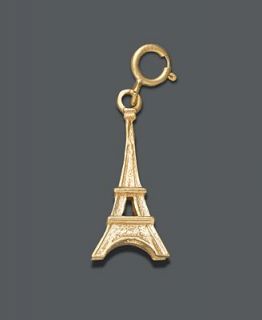 14k Gold over Sterling Silver Charm, Eiffel Tower Charm