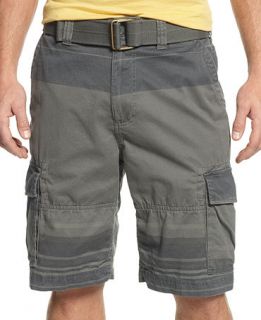 American Rag Shorts, Stripe Print Cargo Shorts   Mens Shorts