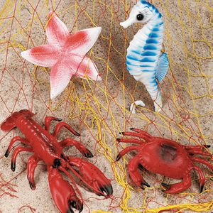 Luau Sea Life Decorations Crab Lobster Star Fish SE
