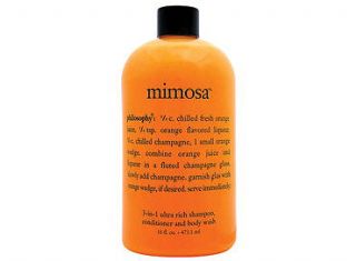 mimosa ultra rich 3 in 1 shampoo, shower gel and bubble bath, 16 oz