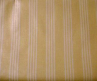 Longaberger Yellow Stripe Fabric Half Yard See My Store