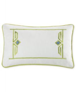 Echo Bedding, Sardinia 12 x 18 Oblong Embroidered Decorative Pillow