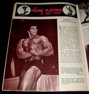 Muscular Development 75 Body Building Lou Ferrigno Ralph Kroger Chris