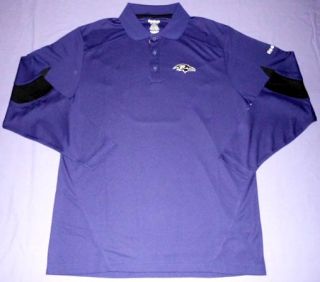 Horizon Sideline Polo Shirt Extra Small Long Sleeve Reebok NFL
