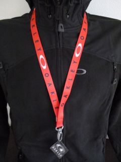 New Oakley London 2012 Olympics Lanyard Red Black White Metal Keychain