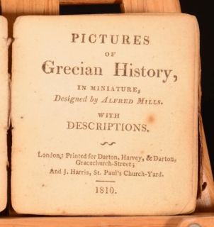 Pictures of Grecian History in Miniature by Alfred Mills First Edition