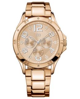 Tommy Hilfiger Watch, Womens Chronograph Rose Gold Tone Stainless
