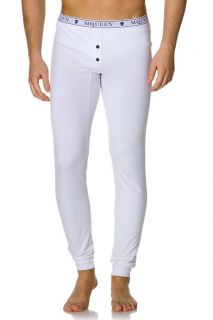 Mens Alexander McQueen White Long Johns Size L Gifts for Him