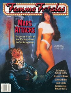 Femme Fatales Vol. 4 #6   March 1996   Mars Attacks   Lorissa McComas