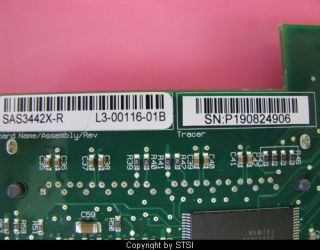 LSI SAS3442X R Serial Attached SCSI Card SAS STSI
