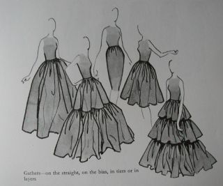 Vintage 1960s Technique of DRESS DESIGN Book * Dressmaking Drawing