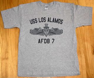 US USN Navy USS Los Alamos Afdb 7 T Shirt